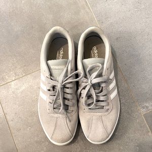 Grey Adidas Comfort footbed shoes